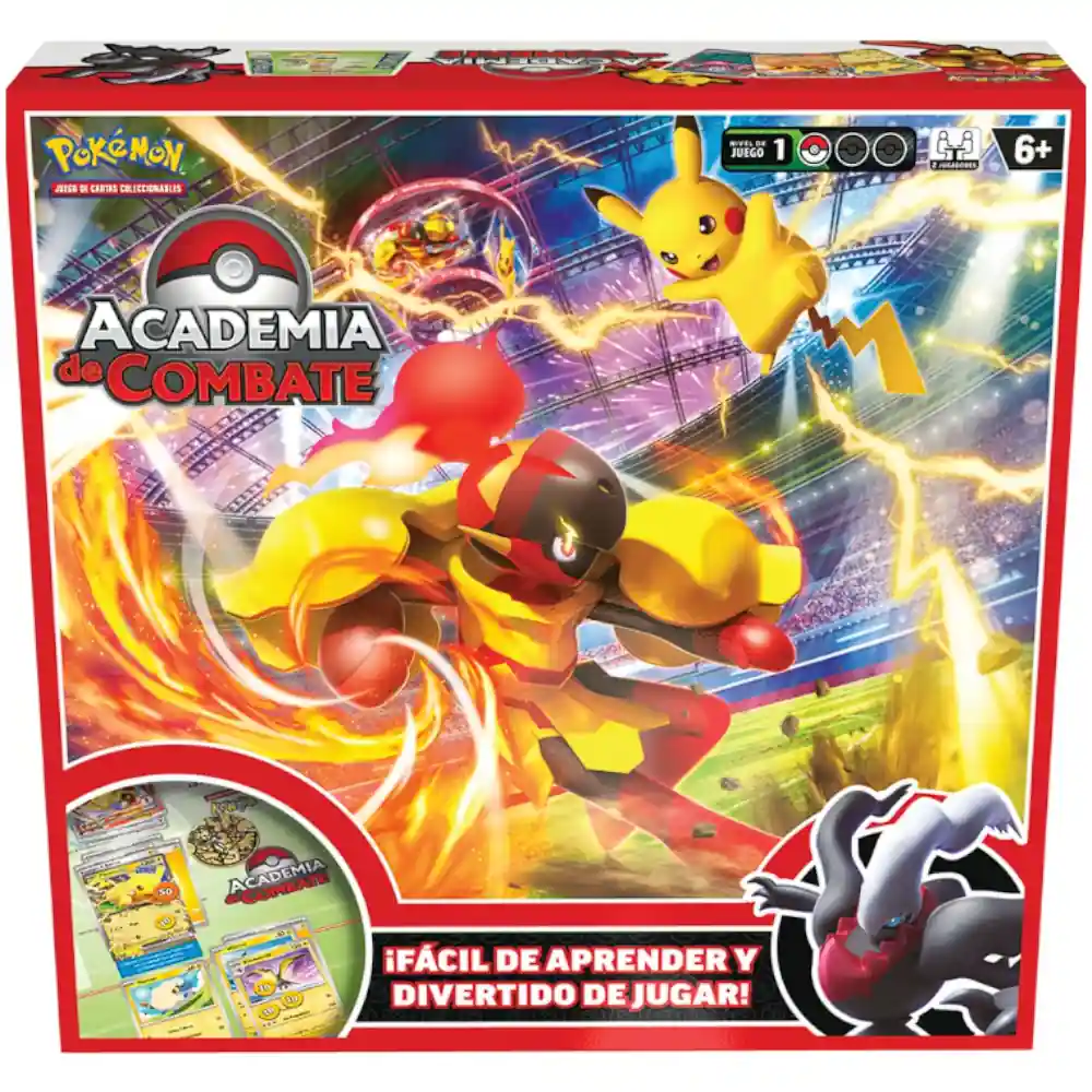 Set completo de Academia de Combate Pokémon TCG – Pikachu EX, Armarouge EX y Darkrai EX