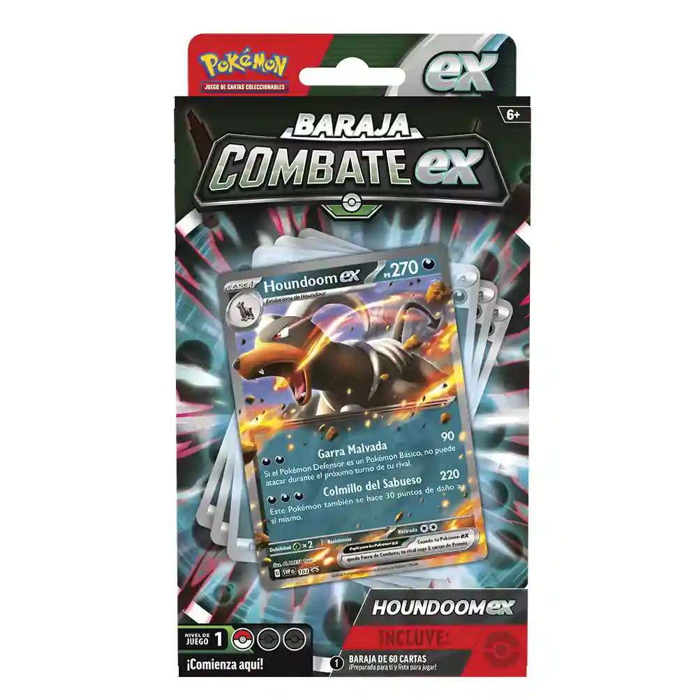 Baraja Combate EX Houndoom caja