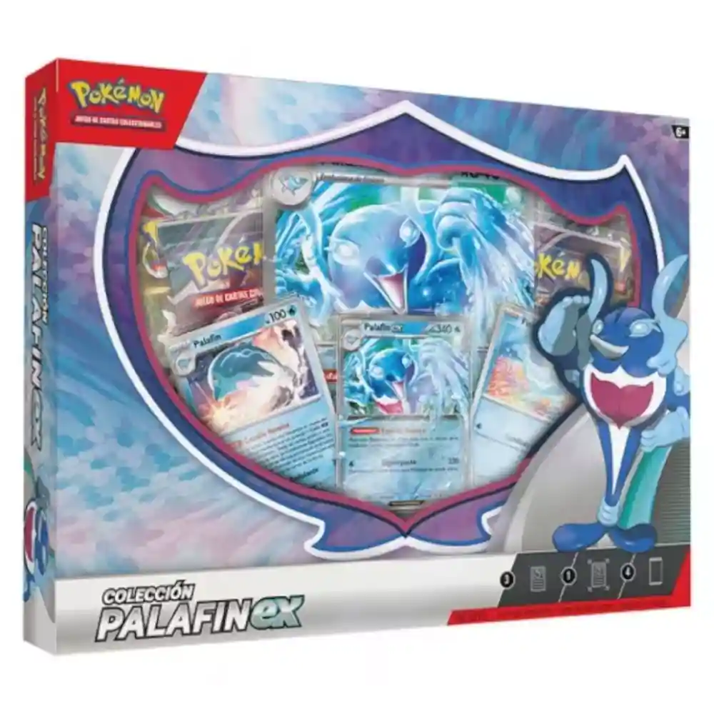 Caja de la colección Palafin EX de JCC Pokémon.