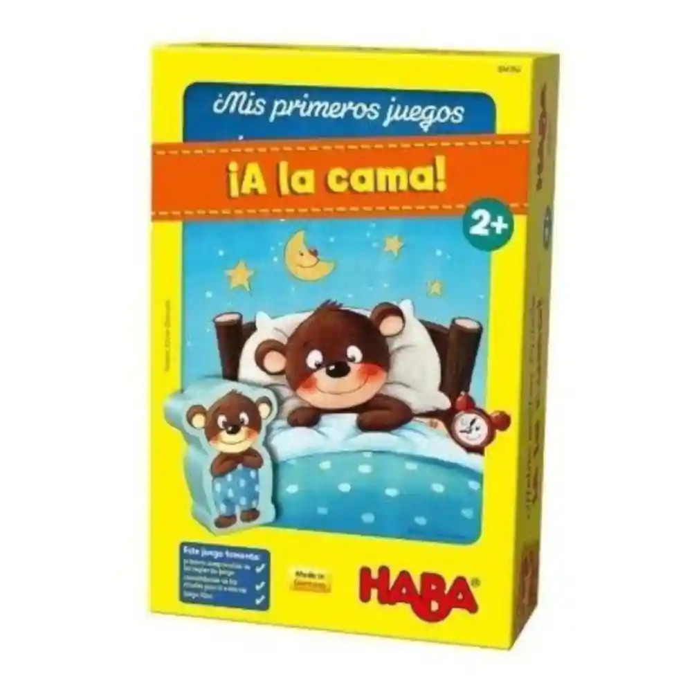 Caja del juego ¡A la cama! de HABA en español