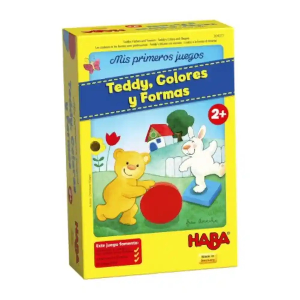 Caja del juego Teddy, Colores y Formas de HABA en español