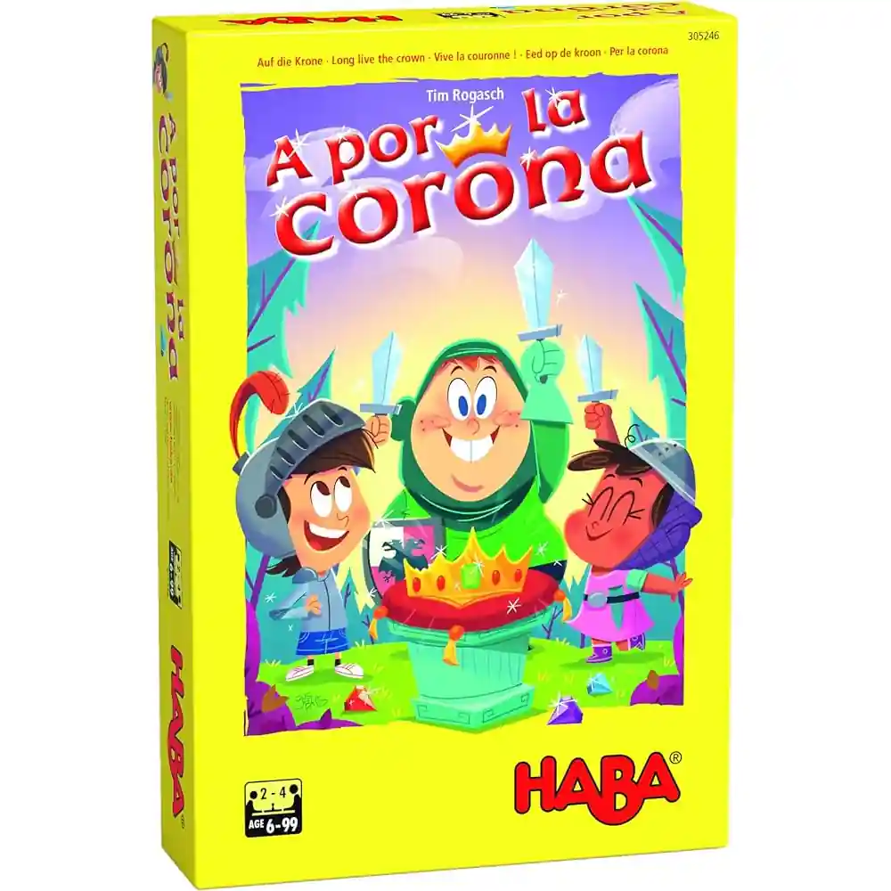 Caja del juego A por la corona de HABA en español