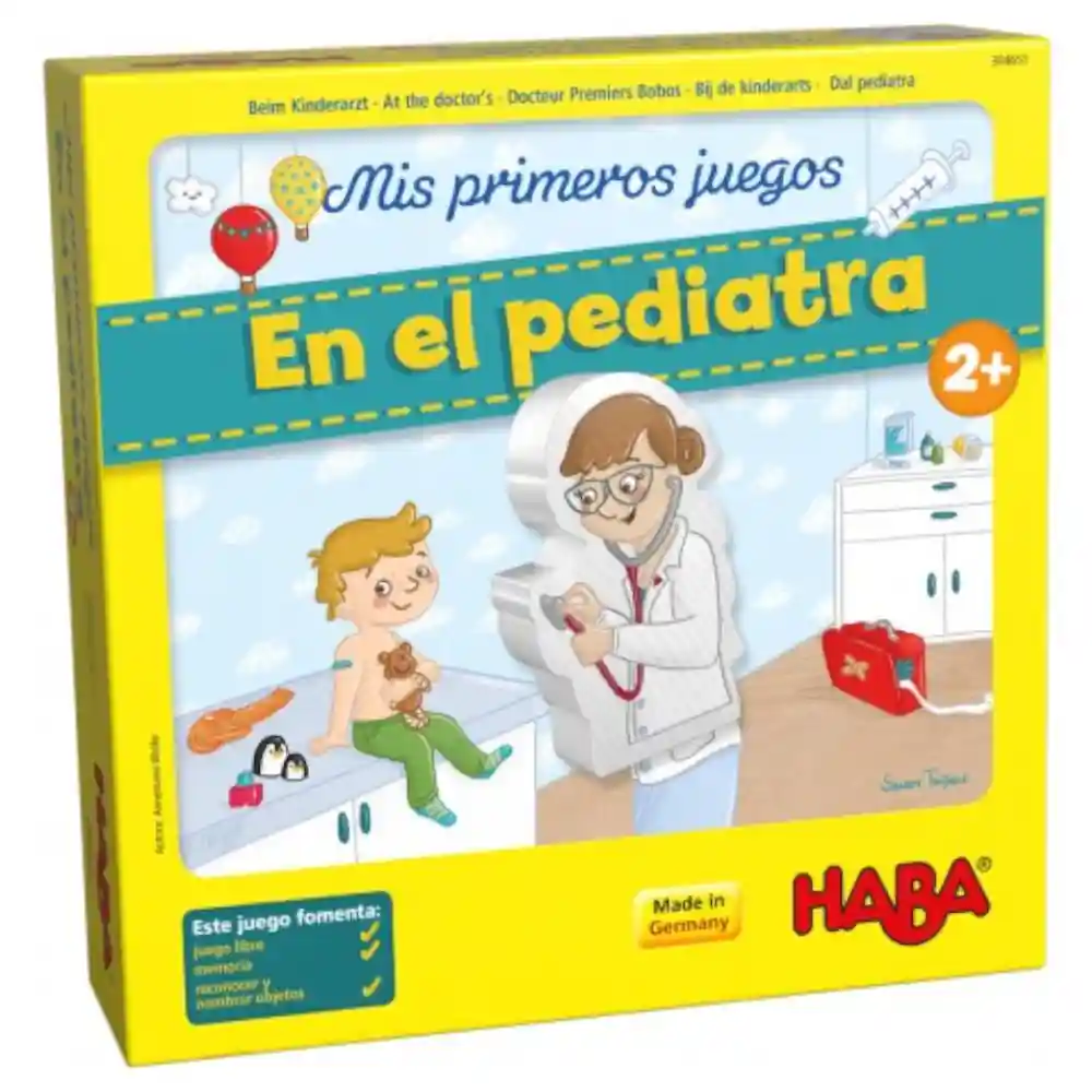 Caja del juego En el pediatra de HABA en español