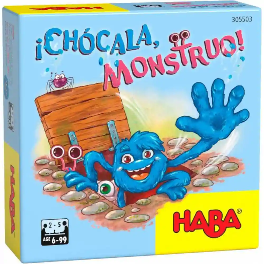 HABA ¡Chócala, Monstruo! – Juego infantil de memoria y acción