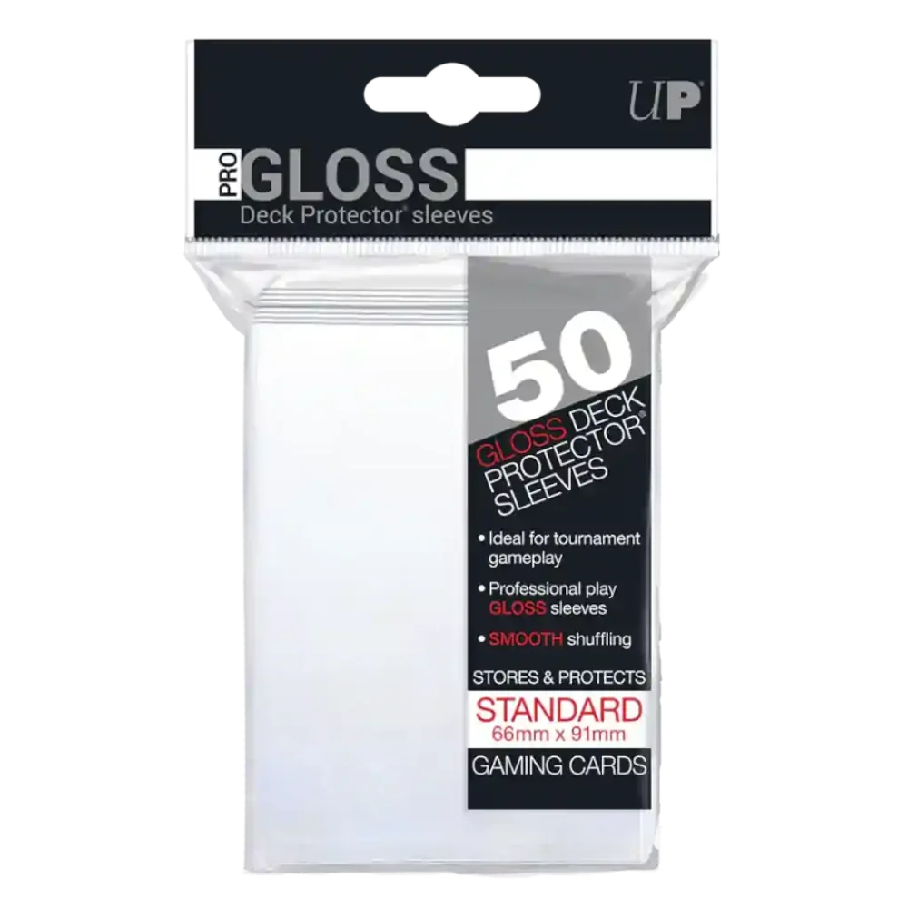 Pack 50 fundas Ultra Pro Gloss Transparentes 66x91mm
