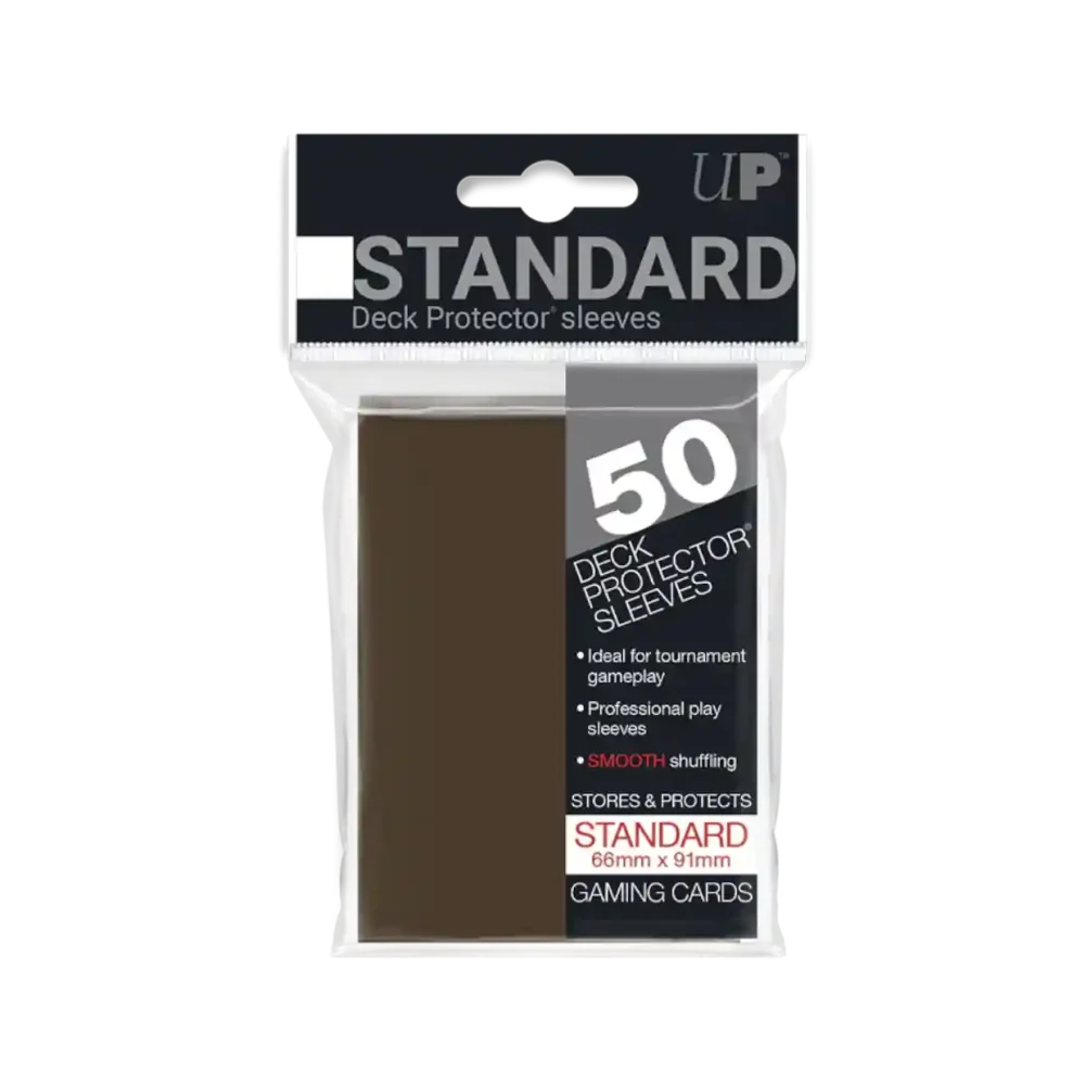 Pack 50 fundas Ultra Pro Standard marrones 66x91mm