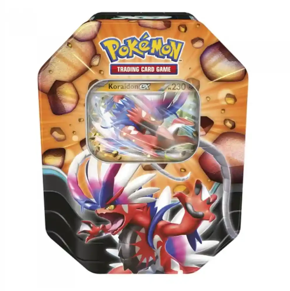 Lata Pokémon TCG Koraidon ex en español