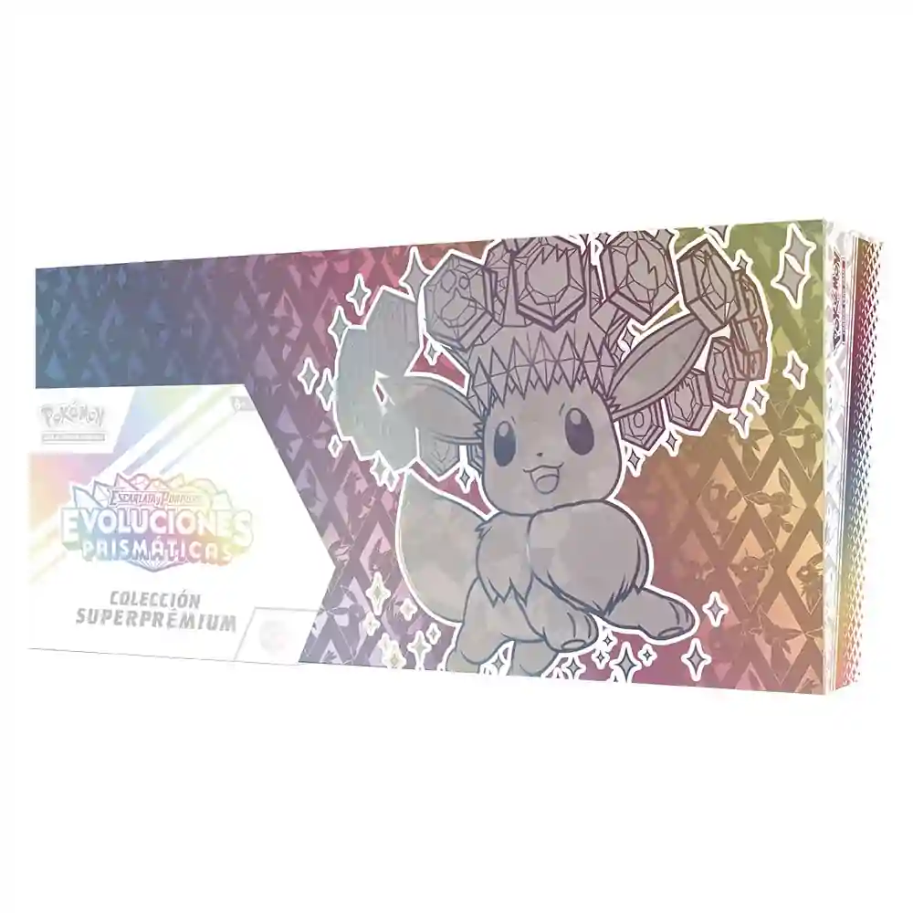 Caja Superpremium Evoluciones Prismáticas Pokémon TCG en español
