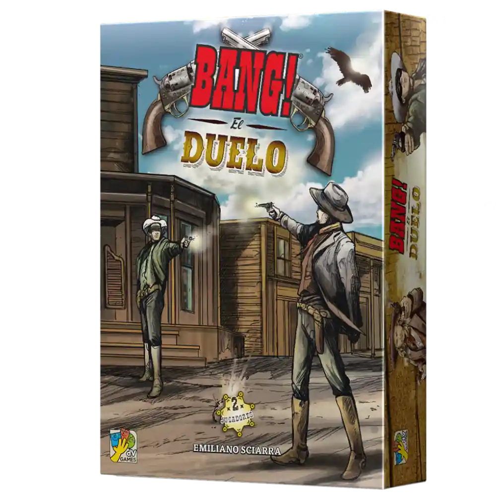 Juego Bang! El Duelo de Asmodee ambientado en el oeste