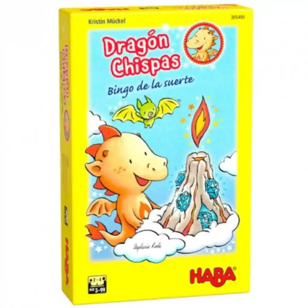 Juego infantil Dragón Chispas El Bingo de la Suerte de HABA