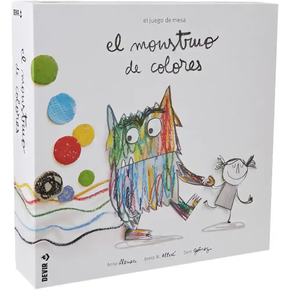 Juego El Monstruo de Colores de Devir para niños, basado en el libro de Anna Llenas