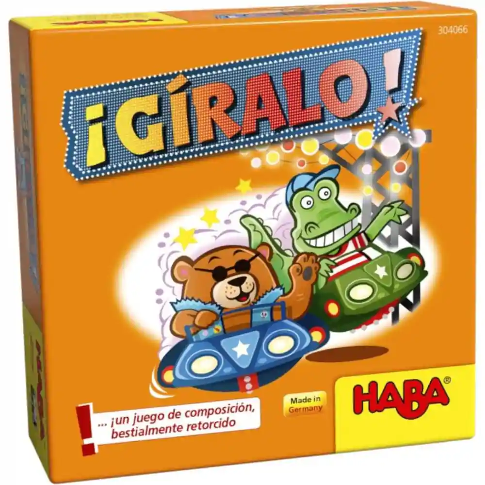 Juego de mesa ¡Gíralo! – Diversión con cartas y ruleta de HABA