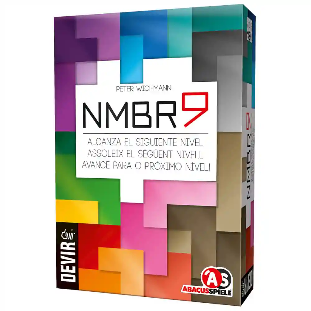Juego abstracto NMBR 9 con losetas numeradas