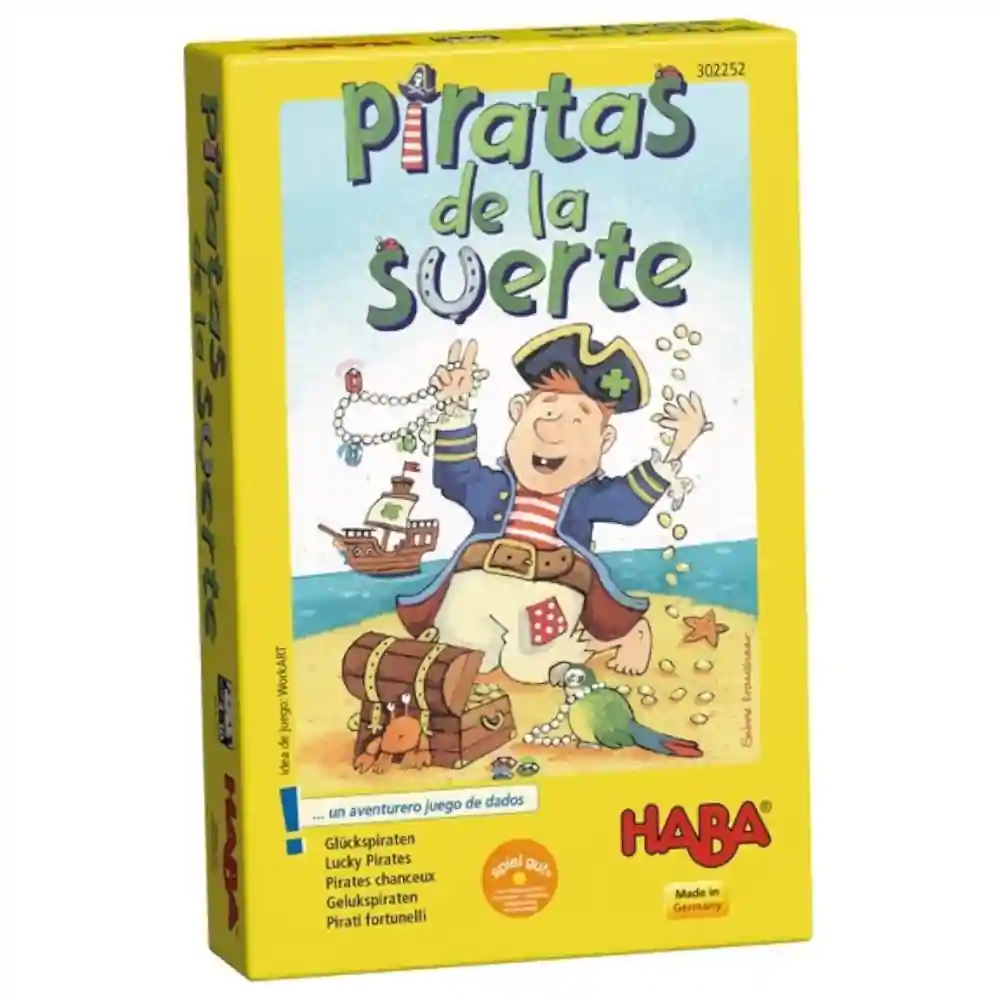 Juego infantil Piratas de la Suerte de HABA