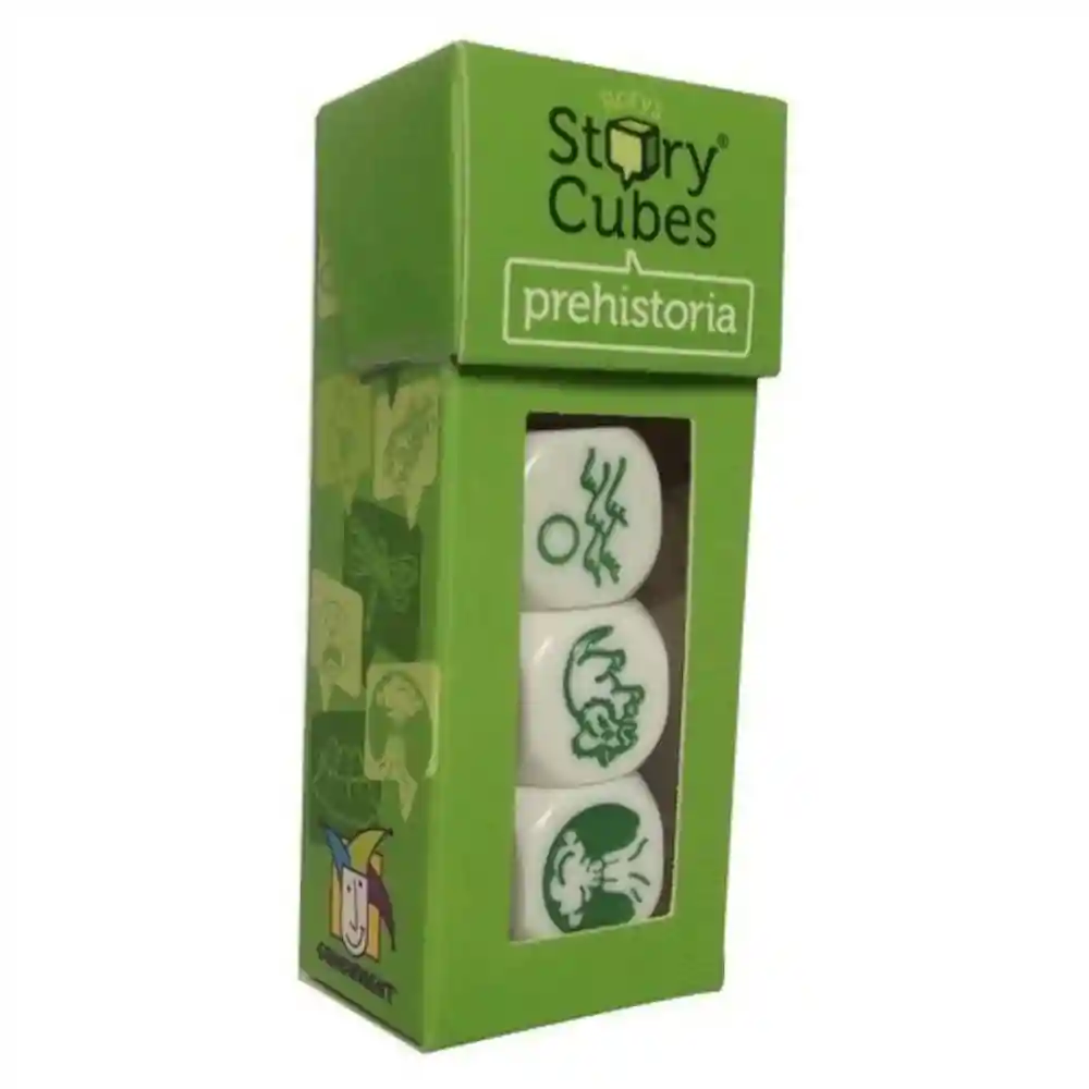 Juego narrativo Story Cubes Prehistoria de Asmodee