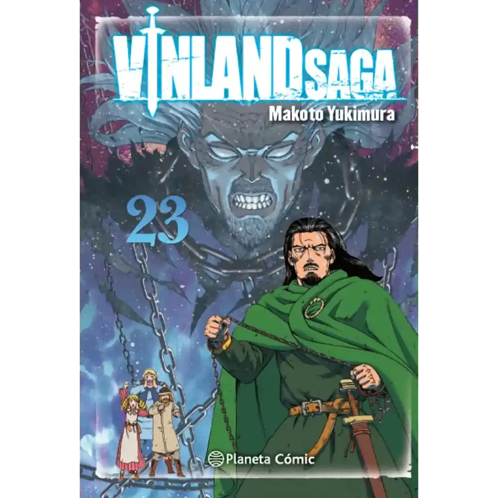 Portada del manga Vinland Saga nº23 de Makoto Yukimura, edición en español publicada por Planeta Cómic.