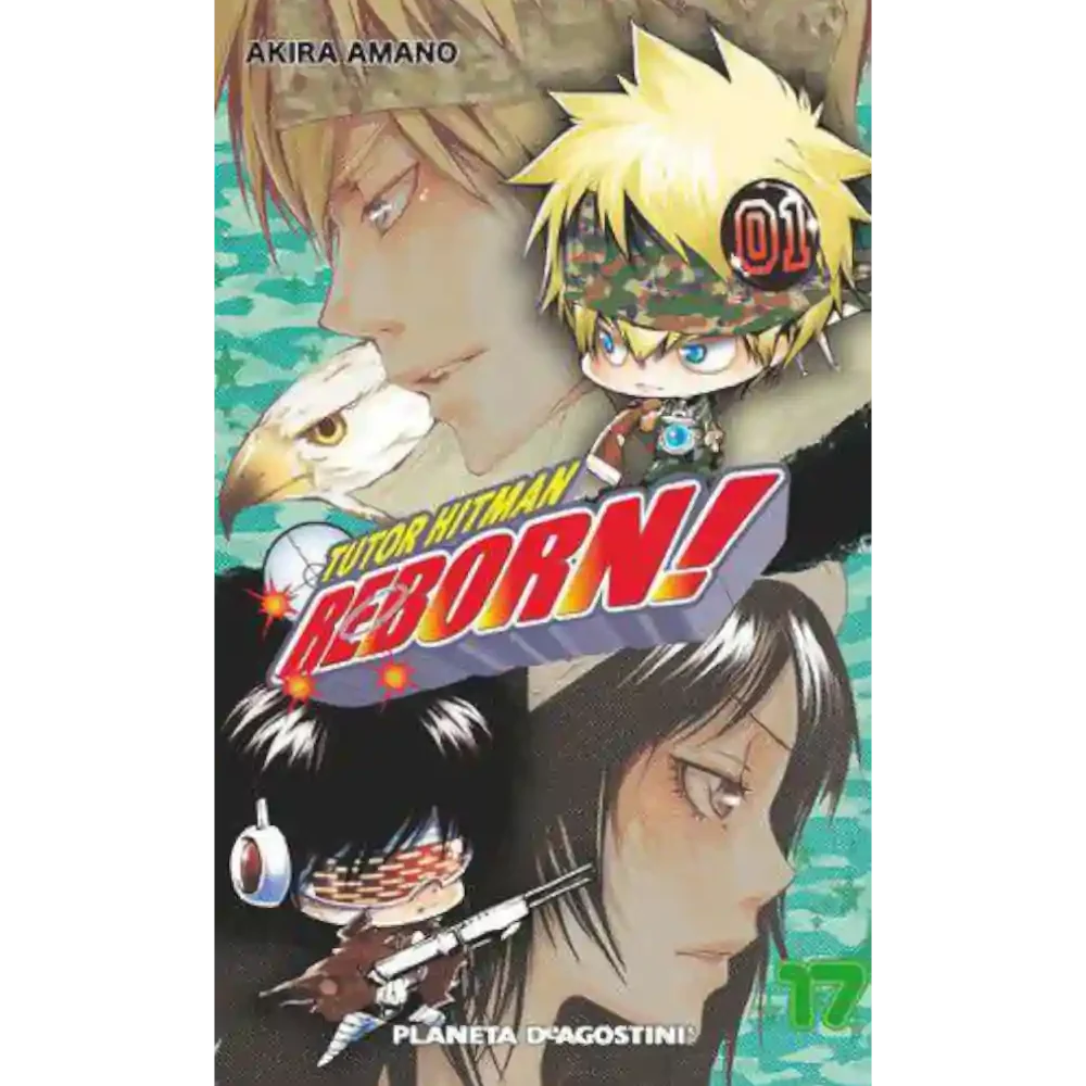 Tomo 17 Tutor Hitman Reborn Edición Antigua de Akira Amano editado por Planeta DeAgostini