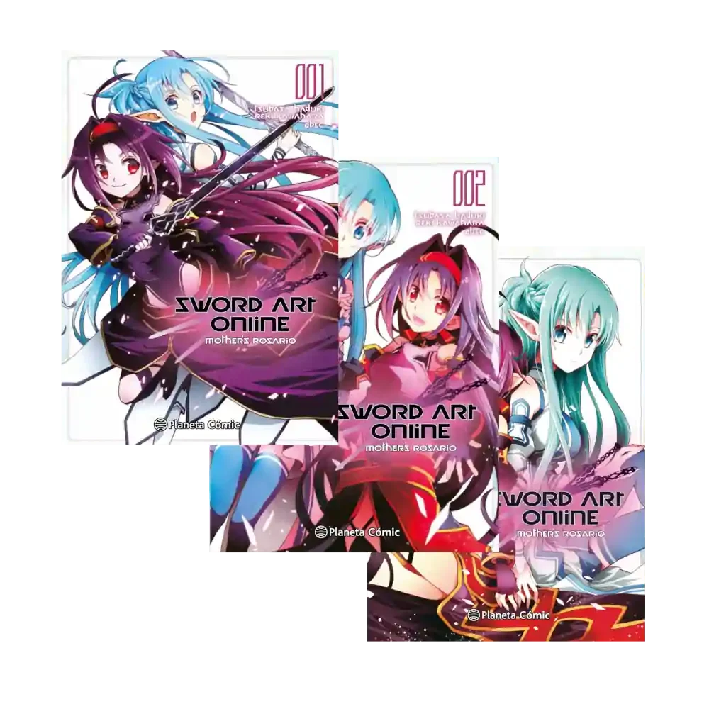 Colección completa de Sword Art Online Mother’s Rosario editada por Planeta Cómic