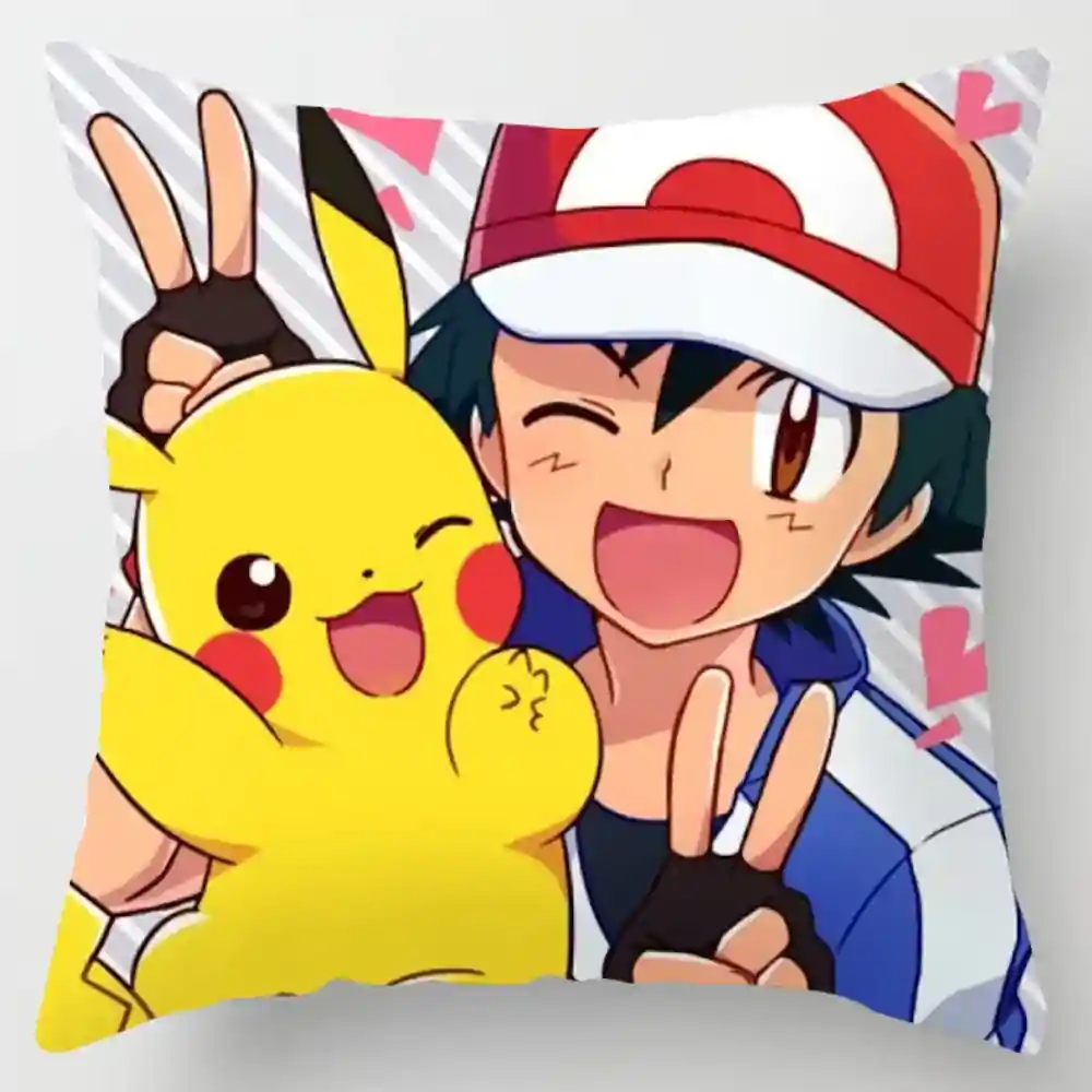Cojín decorativo Pokémon Ash Pikachu