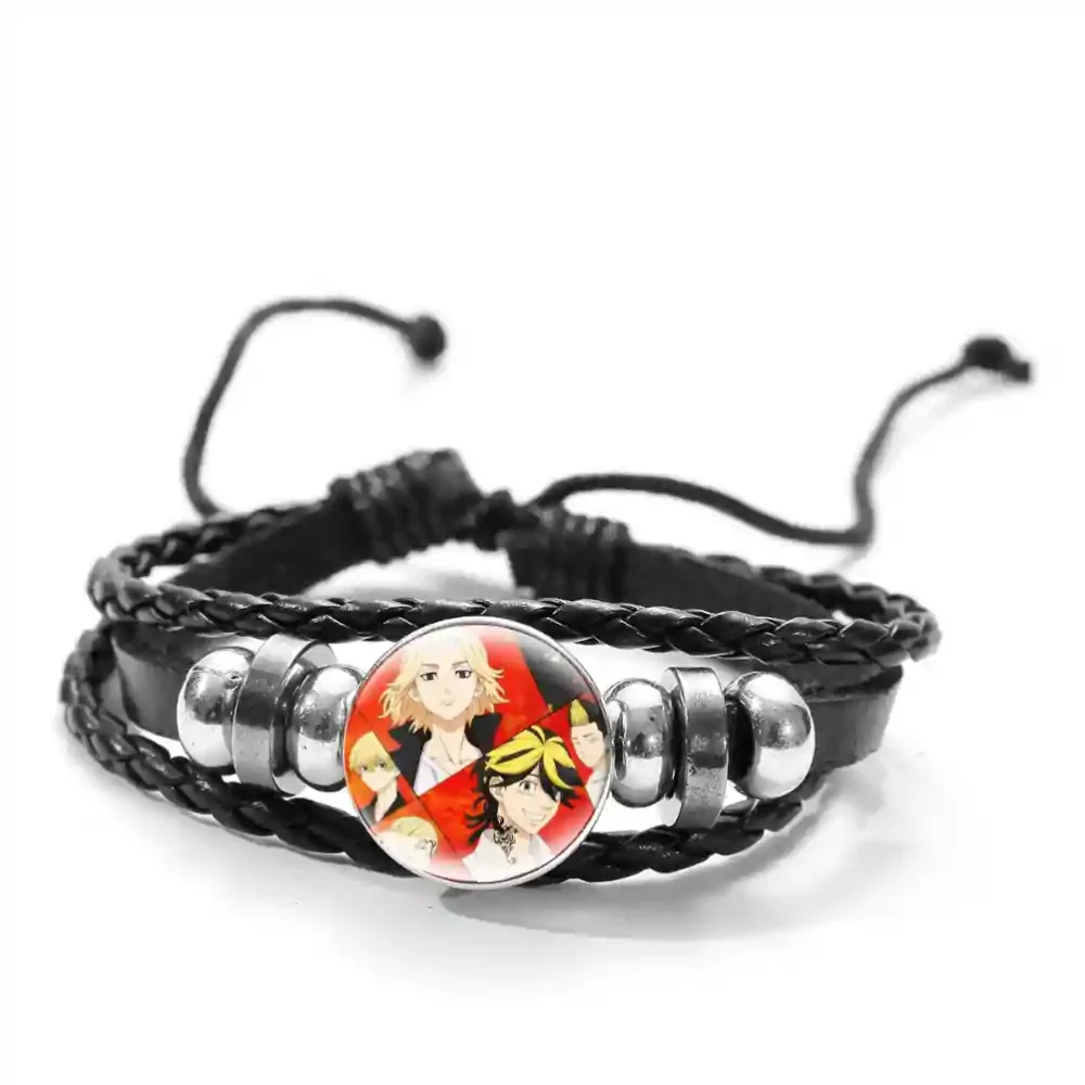 Pulsera anime trenzada con Mikey y Kazutora de Tokyo Revengers