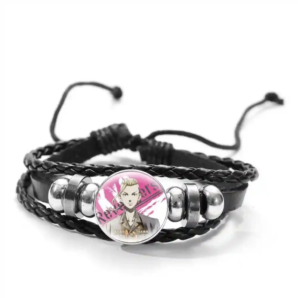Pulsera anime trenzada con diseño de Draken Ken Ryuguji de Tokyo Revengers