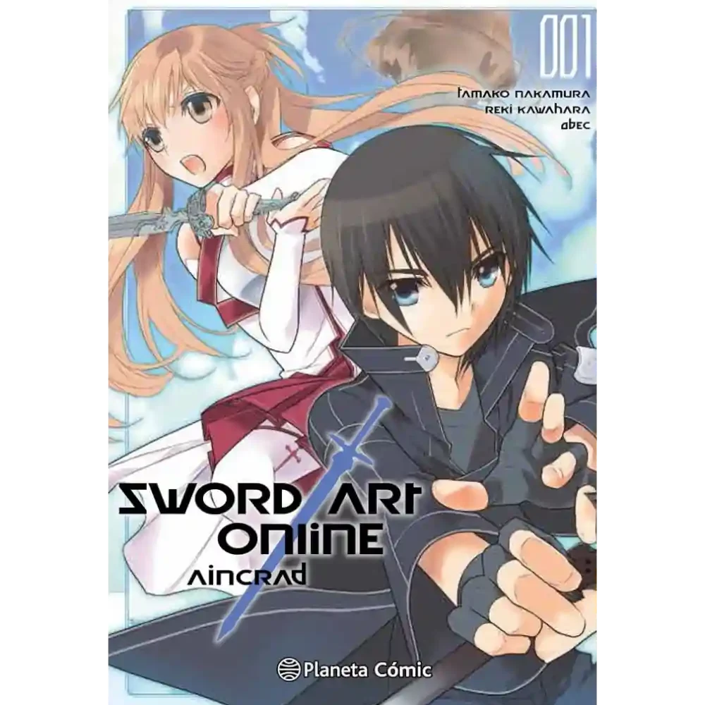 Tomo 1 Sword Art Online Aincrad de Reki Kawahara editado por Planeta Cómic