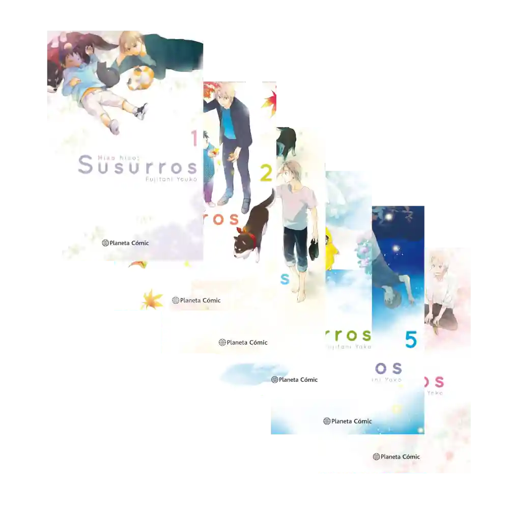 Pack Susurros tomos 1 al 6 de Fujitani Youko editado por Planeta Cómic