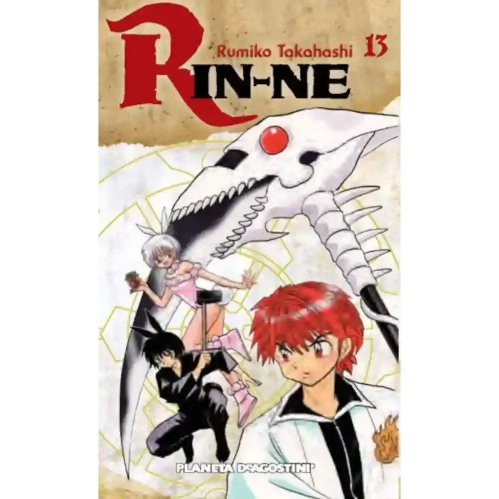 Portada del volumen 13 de RIN-NE con personajes sobrenaturales