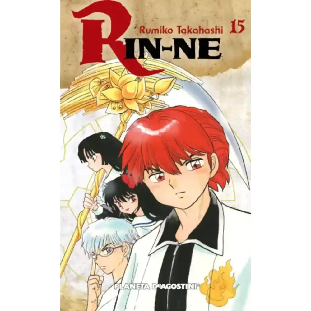 Portada del volumen 15 de RIN-NE con Rinne y nuevos personajes