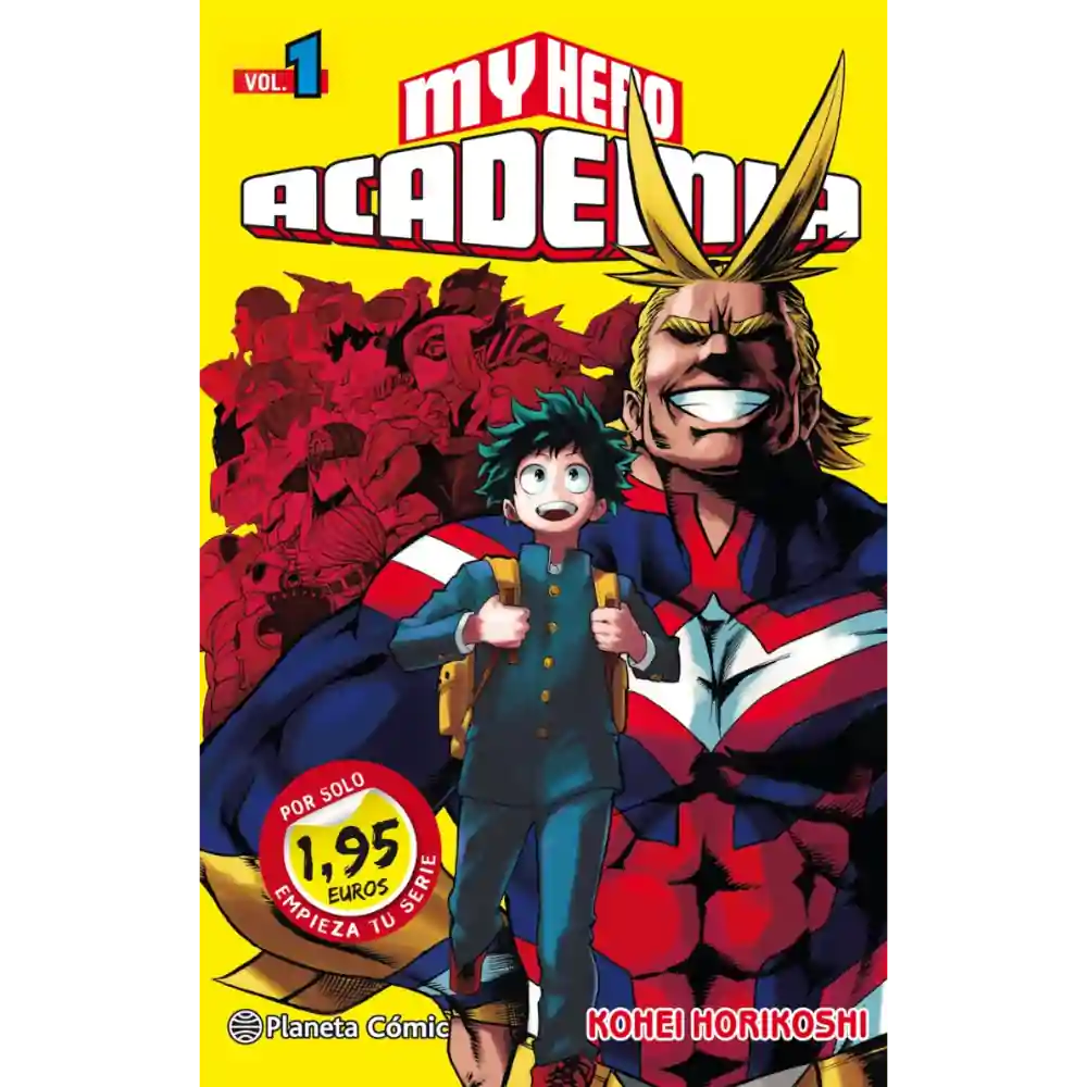 Portada My Hero Academia Nº 1 edición española promocional