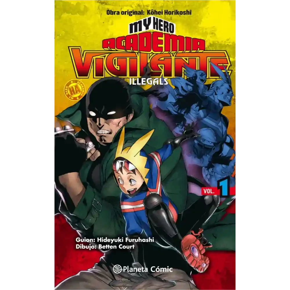Portada oficial My Hero Academia Vigilantes Nº 1 edición española
