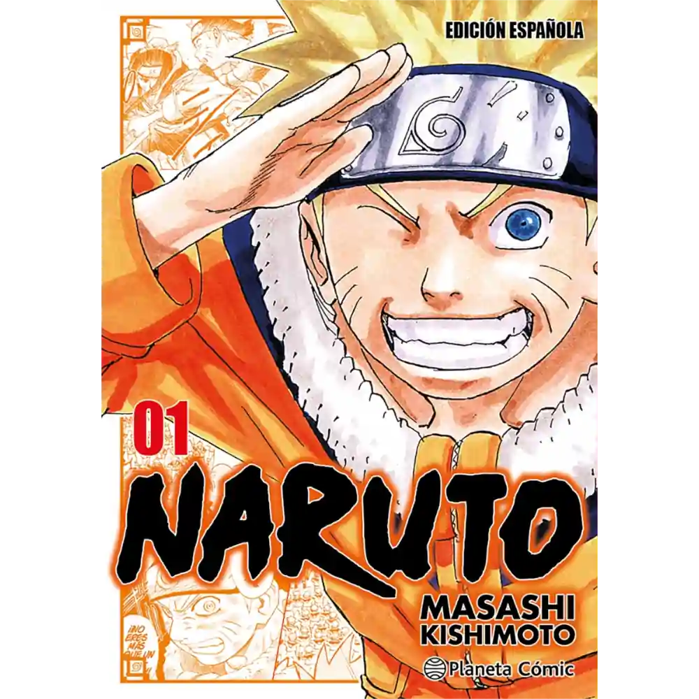 Portada oficial del manga Naruto Vol. 1 en edición española