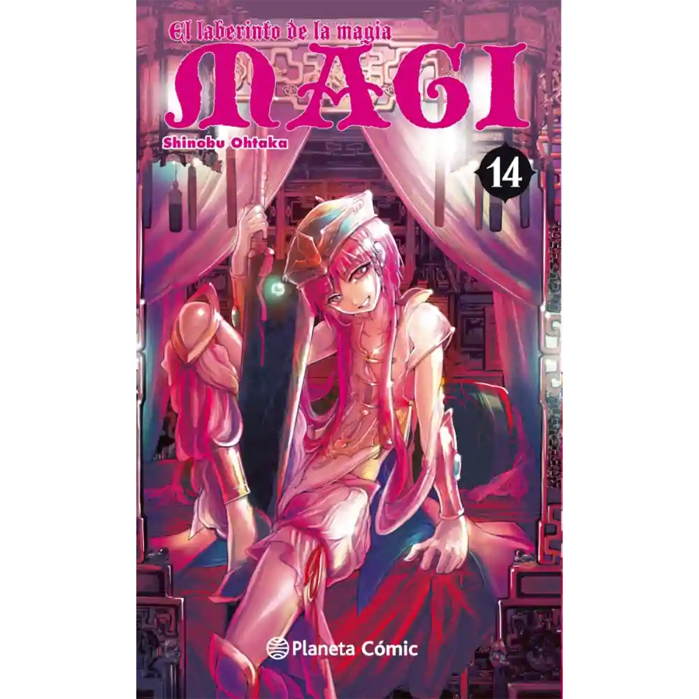 Portada Magi El Laberinto de la Magia Nº 14 manga Planeta Cómic