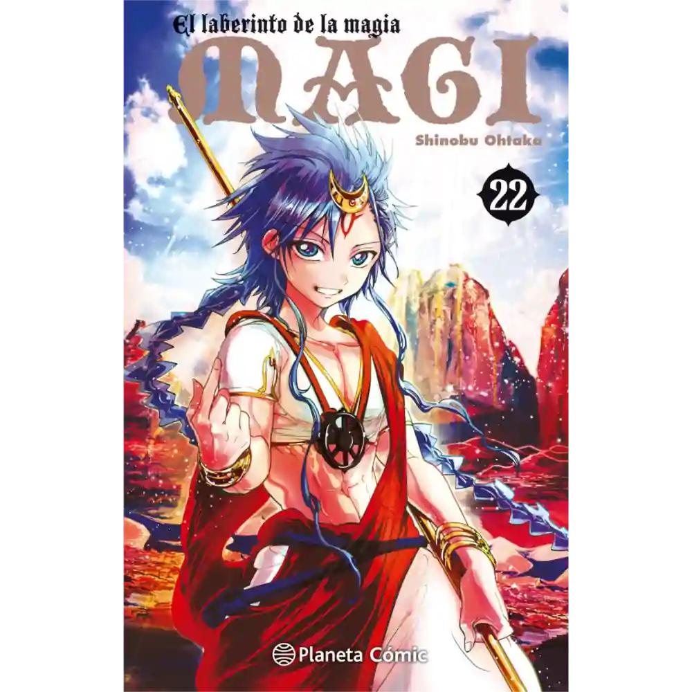 Portada Magi El Laberinto de la Magia Nº 22 manga Planeta Cómic