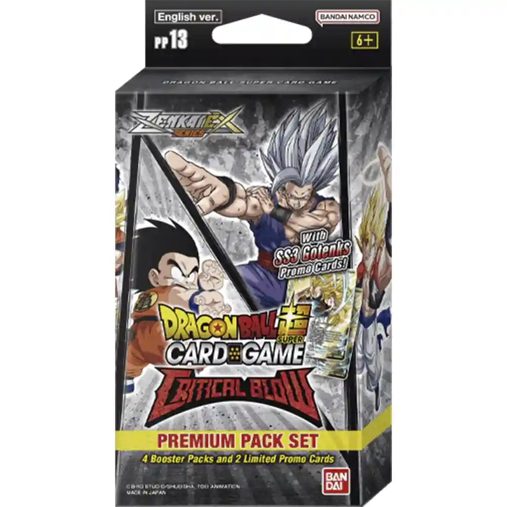 Dragon Ball Super Card Game: Premium Pack Set 13 [PP13] Critical Blow