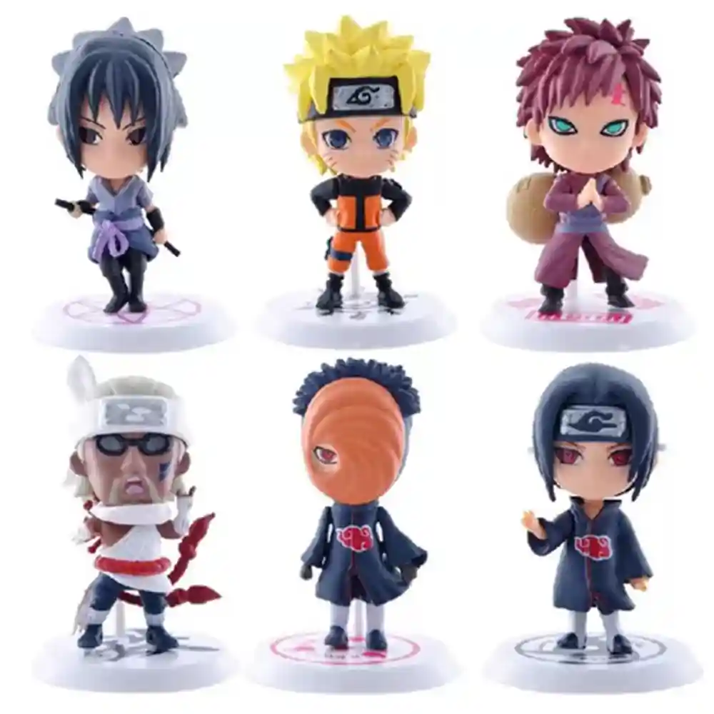 Figura: Naruto Shippuden - Gashapones Pack de 6 figuras [Segunda Mano]