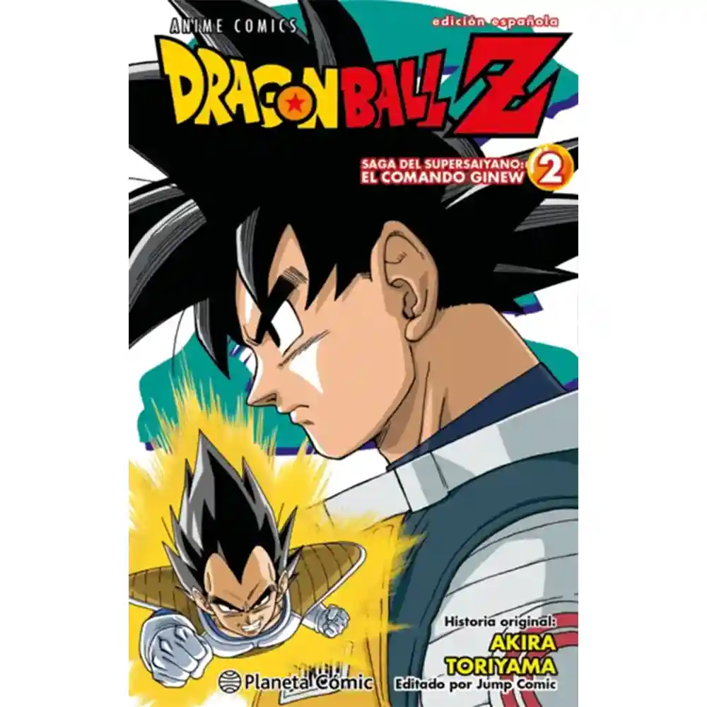 Dragon Ball Z - Anime Comics - Saga del Supersaiyano: El comando Ginew Nº 02