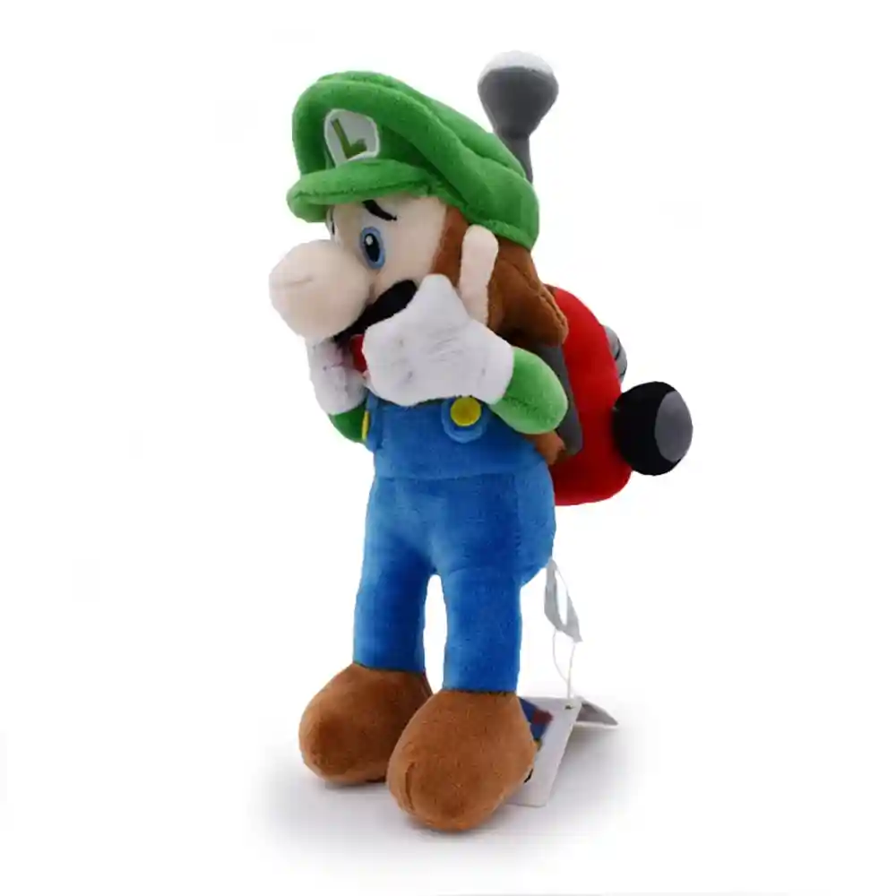 Peluche: Super Mario - Luigi con aspiradora