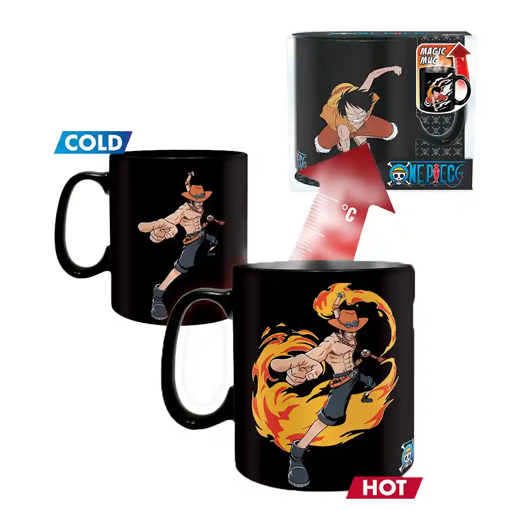 Taza Termica: One Piece - Luffy & Ace